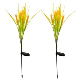 Solar Simulation Outdoor Garden Decoration Lawn Solar Wheat Ear Lamp (Option: Wheat ear lamp)