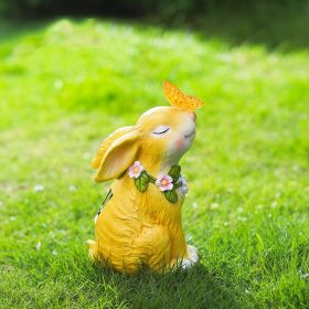 Garden Decoration Ornaments Yard Waterproof Creative Night Light (Color: YELLOW)