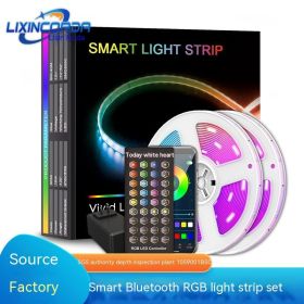 Bluetooth Intelligent Decorative Atmosphere Light Strip (Option: 5 M 90 Light IP20-40 Button Australian Standard)