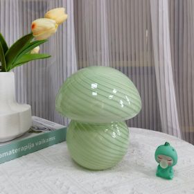 American Dimmable Glass Stripe Lamp (Option: British Standard UK Use-Three Color Dark Green Glass)