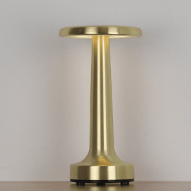 Rechargeable Touch Desk Bedroom Bedside Atmosphere Small Night Light (Color: gold)