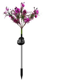 Solar Phalaenopsis Festive Lantern Outdoor (Option: Purple Light)