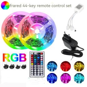 Bluetooth RGB Flexible 5050 Smart LED Light Bar (Option: 5050 Non Waterproof 20M-Infrared Control 44 Keys-US)